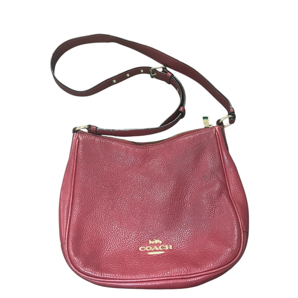 Coach Cherry Red Leather Shoulder Bag